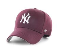 47 Brand MLB New York Yankees Kids Cap B-RAC17CTP-KM, Boy Cap with a Visor, Burgundy, One Size EU