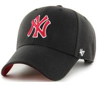 47 Brand New York Yankees Sidepatch Sure Shot MVP Blk Curved Visor Cap Snapback