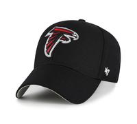 '47 NFL Atlanta Falcons MVP Casquette de Baseball Unisexe Fermeture Velcro Réglable Taille Unique Logo Team Couleur Noir, Noir , taille unique