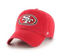 47 Brand NFL Clean Up San Francisco 49ers Casquette Rouge Basecap Strapback