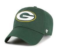 '47 NFL Green Bay Packers Clean Up Casquette de baseball unisexe, fermeture à sangle réglable, taille unique, logo de l'équipe, couleur vert foncé, vert foncé, taille unique