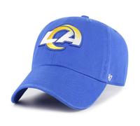 '47 NFL Los Angeles Rams Clean Up Casquette de Baseball Unisexe Fermeture à Sangle Réglable Taille Unique Logo Team Couleur Montego, Montego, taille unique