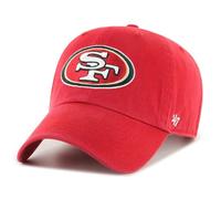 47 Brand Relaxed Cap Clean Up San Francisco 49ers Rouge