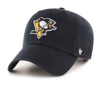 '47 Brand Pittsburgh Penguins Adjustable Cap Clean Up NHL Black - One-Size