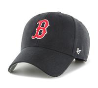 47 Boston Red Sox MLB MVP Casquette de baseball unisexe réglable avec logo rouge Noir, Noir , Taille unique
