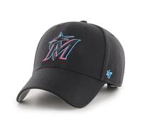 47 Marque Floride Marlins Noir M MVP Curved Visor strapback Cap MLB Forty Seven