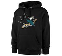47 Brand San Jose Sharks Burnside Hoody Noir Sweat à Capuche Jersey Unisex
