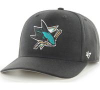 47 Brand San Jose Sharks Cold Zone Noir Curved Visière Cap Snapback
