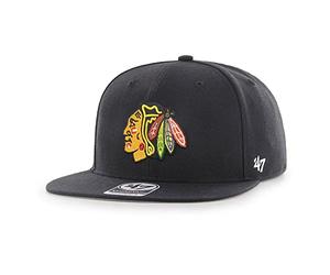 '47 Brand Snapback Cap - Captain Chicago Blackhawks Noir