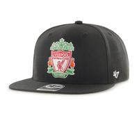 Casquette de baseball - 47 BRAND - FC Liverpool noir / rouge - 100% laine - Homme