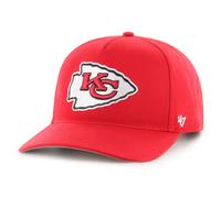 '47 NFL Kansas City Chiefs Hitch RF Casquette de baseball unisexe, sangle réglable, logo de l'équipe, couleur rouge, rouge, taille unique