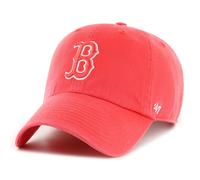 47 Brand Strapback Cap - CLEAN UP Boston Red Sox tango rouge