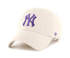 47 Brand Strapback Cap - Clean UP New York Yankees Bone