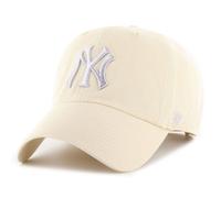 47 Brand Strapback Cap - CLEAN UP New York Yankees natural
