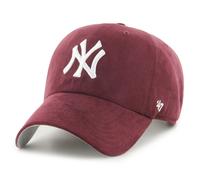 47 Brand Strapback Cap - SUEDE New York Yankees maroon