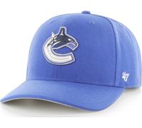47 Brand Vancouver Canucks Cold Zone Royal Curved Visière Cap Snapback