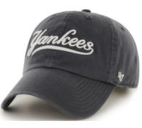 47 Cap New York Yankees Script Navy Clean Up Curved Strapback Forty Seven