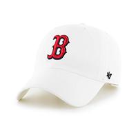 47 Casquette de Baseball MLB Boston Red Sox Clean Up pour Homme, Blanc, 6 3/4/7 1/2