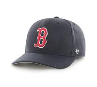 47 Casquette de baseball unisexe Boston Red Sox MLB MVP DP réglable, logo rouge, bleu marine, bleu marine, Taille unique