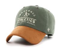 47 Casquette Mlb Athletics Windham Suede Clean Up