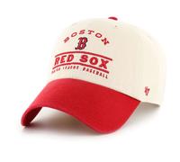 Casquette de baseball 47Brand MLB Boston Red Sox Windham Clean Up Beige TU