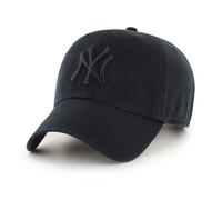47 Brand Casquette Clean Up New York Yankees MLB réglable 100% coton Noir Taille Unique