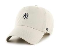 47 Brand Casquette MLB New York Yankees, Unisexe, Blanc, Taille unique