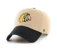 '47 Chicago Blackhawks NHL Clean Up Two Tone Kaki Noir Casquette Réglable