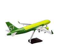 47 CM 1 80 Avion pour A320NEO A320 Neo Sibérie S7 Airline Modèle Jouet Lumières Et Roues Train Datterrissage Ensemble de Jeu de Passe-Temps Miniature