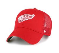 47 Brand Casquette de camionneur Detroit Red Wings NHL Most Value P. Branson Rouge réglable