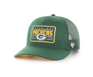'47 Green Bay Packers NFL Hardline Trucker RF Casquette de baseball, unisexe, vert foncé, vert foncé, taille unique