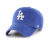 47 Los Angeles Dodgers MLB Clean Up Casquette de baseball unisexe réglable, logo blanc, bleu roi, bleu marine, Taille unique