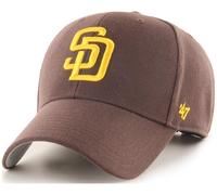 47 Brand Casquette San Diego Padres MLB marron, visière courbée strapback – Taille unique