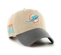 '47 Miami Dolphins NFL Ashford Snap Clean Up Casquette de baseball, unisexe, kaki
