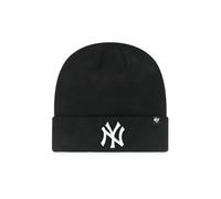 47 Mixte Mlb New York Yankees Raised ' Cuff Knit Bonnet, Noir, Taille unique EU