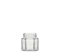 47 ml pot hexagonal, ouverture : Twist-Off (TO 43)