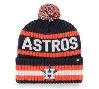 47 MLB Bonnet en tricot à pompon avec logo principal pour adulte Taille unique, Houston Astros, taille unique