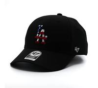 '47 MLB LA Dodgers Flag Fill MVP Casquette Noir, Noir, Taille Unique