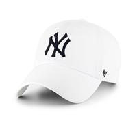 47 Brand Casquette Clean Up New York Yankees Ajustable Homme Blanc Printemps/Été