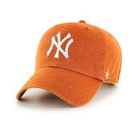 47 Brand Casquette réglable New York Yankees Clean Up MLB Orange/Blanc Taille unique