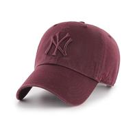 '47 New York Yankees Adjustable Cap Clean Up Tonal MLB Dark Maroon - One-Size
