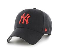 '47 New York Yankees Black Red MLB Most Value P. Snapback Cap - One-Size