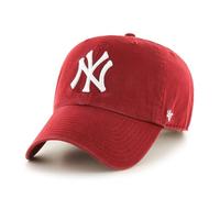 47 Brand Casquette New York Yankees MLB Clean Up – Coupe relaxée, réglable – Razor Rouge