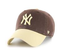 47 Brand Strapback Cap - CLEAN UP New York Yankees brun