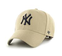 47 New York Yankees MLB MVP Casquette de Baseball Mixte Réglable Logo Noir Kaki, kaki, Taille unique