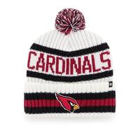 '47 NFL Arizona Cardinals Bering Bobble Winter Hat Unisex Team Logo, Couleur Blanc, Blanc., taille unique