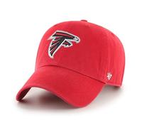 '47 NFL Atlanta Falcons Clean Up Casquette de Baseball Unisexe Fermeture à Sangle Réglable Taille Unique Logo Team Couleur Rouge, rouge, taille unique