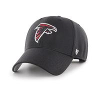 '47 NFL Atlanta Falcons MVP Casquette de Baseball Unisexe Fermeture Velcro Réglable Taille Unique Logo Team Couleur Noir, Noir , taille unique