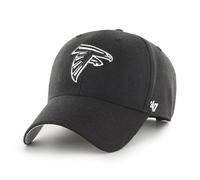 '47 NFL Atlanta Falcons MVP Casquette de Baseball Unisexe Fermeture Velcro Réglable Taille Unique Logo Team Couleur Noir, Noir , taille unique