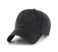 '47 NFL Buffalo Bills Clean Up Casquette de baseball unisexe Fermeture à sangle réglable Taille unique Logo de l'équipe Couleur Noir, Noir , taille unique